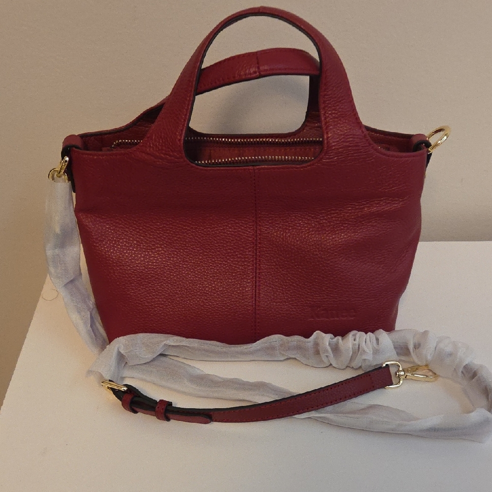 Kattee Leather Crossbody Satchel